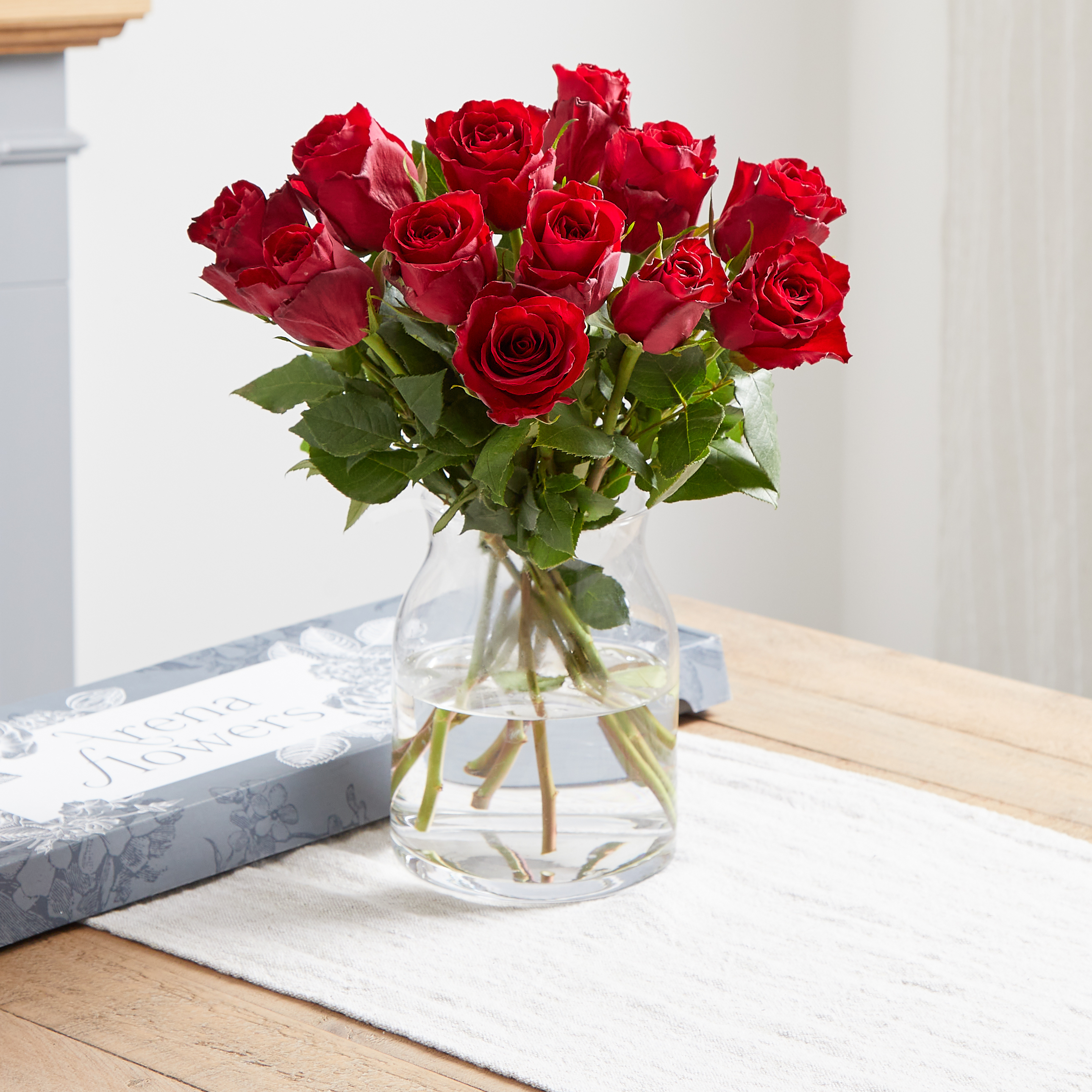 Red Roses in vase